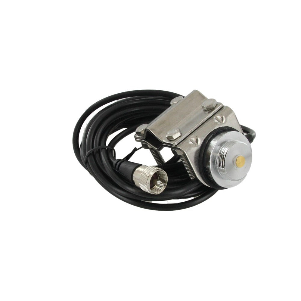 Tram 1249 Stainless Steel NMO Mirror Mount w/ PL259 Connector